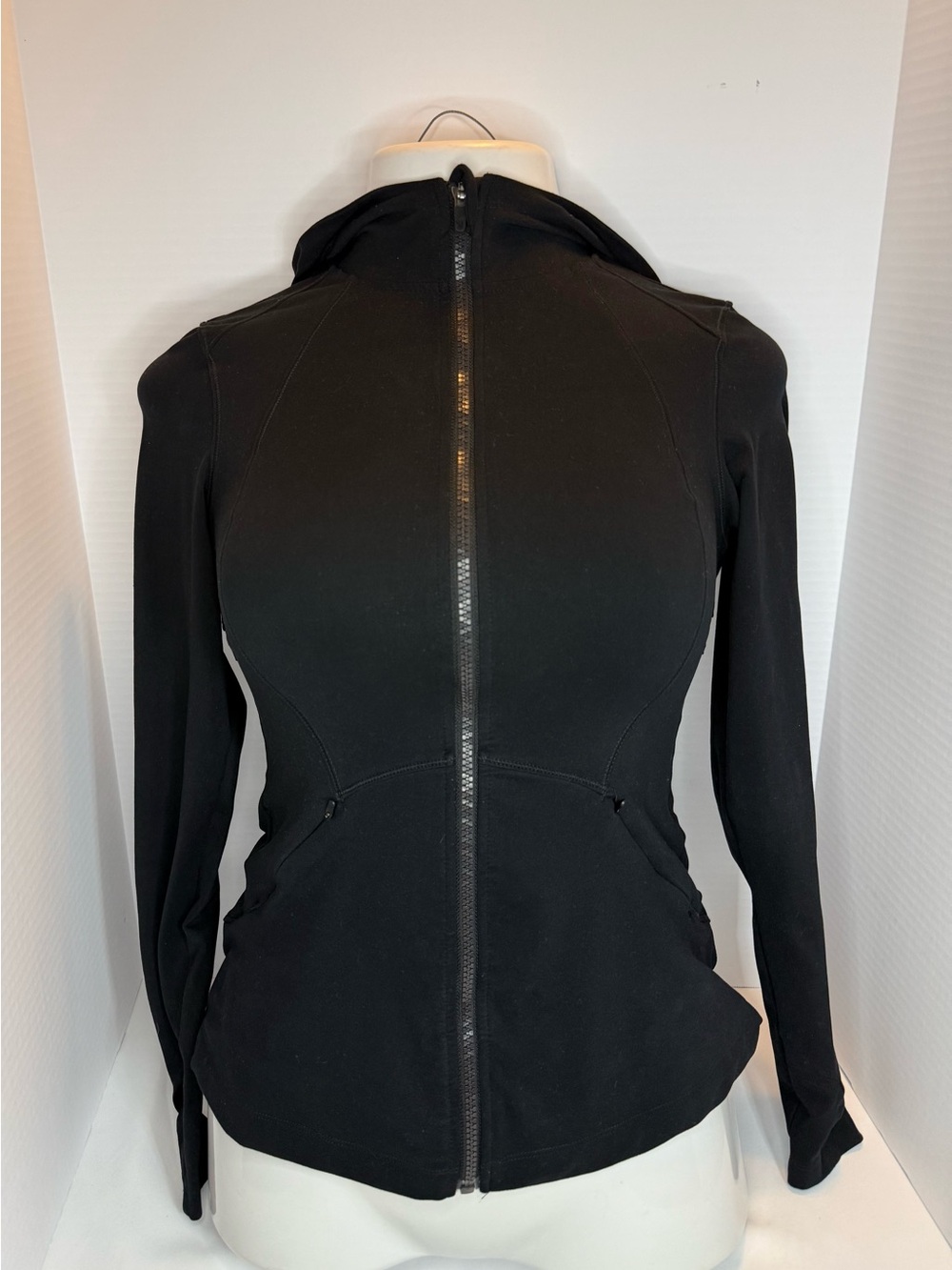 Women’s Black Hooded Zip Jacket - Brand Spyder